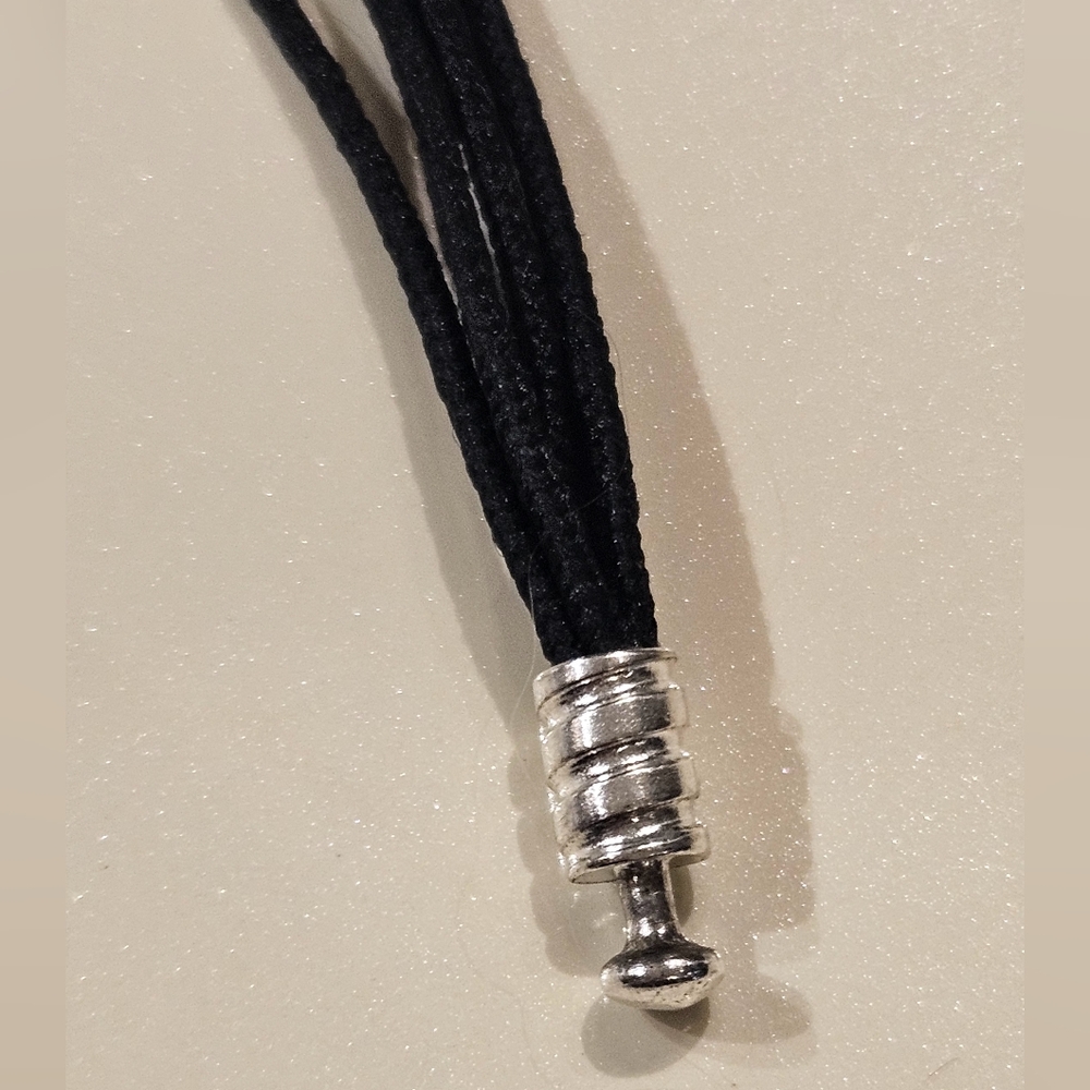 Pandora | Multi Cord Black and Silver Bracelet - Picture 4 of 6